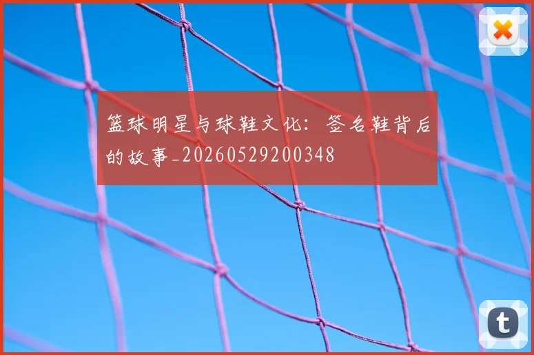 篮球明星与球鞋文化:签名鞋背后的故事_20260529200348